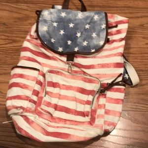 Aeropostale American flag backpack